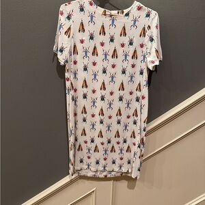 Corey Lynn Calter Dress with Insect Print